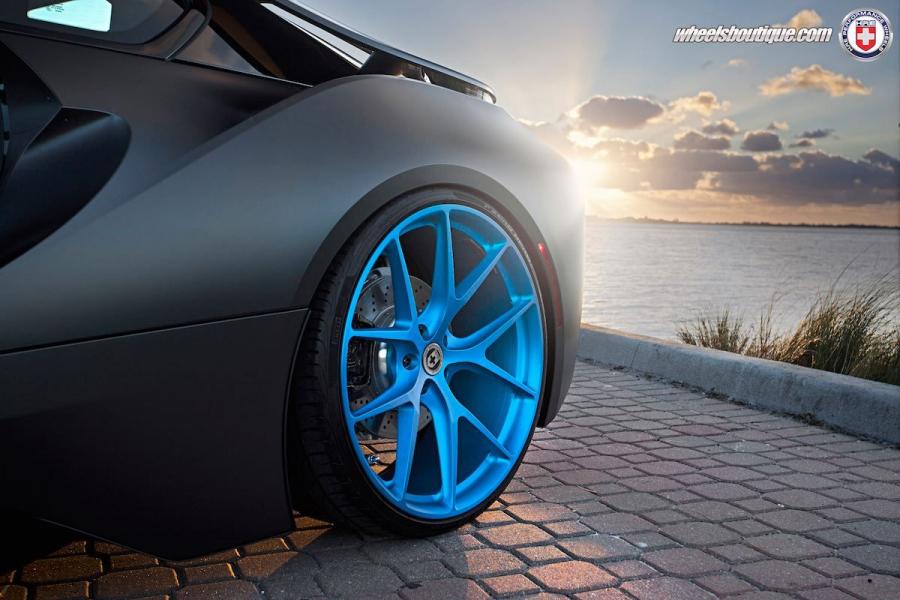  BMW i8 on HRE Wheels 2014 года  (фото 12 из 12)